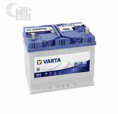 Аккумуляторы Аккумулятор Varta EFB Blue Dynamic Asia N72 [572501076] 6СТ-72 Ач R EN760 А 261x175x220 мм Start-Stop